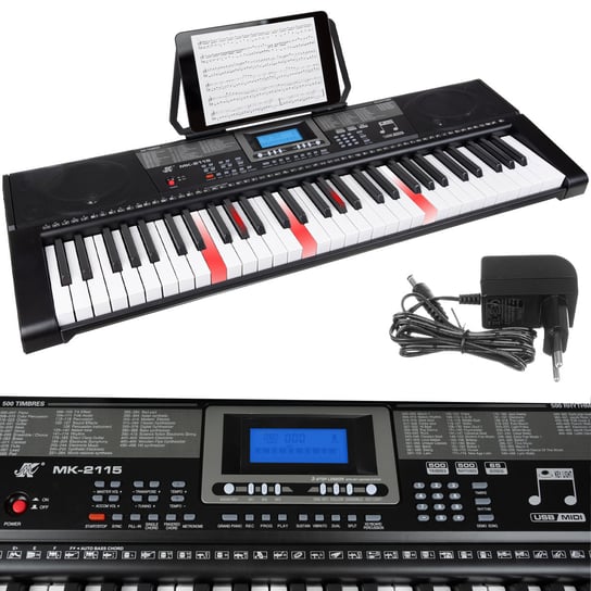 Duże Organy Pianino Keyboard do Nauki 61 Klawiszy ISO TRADE Iso Trade