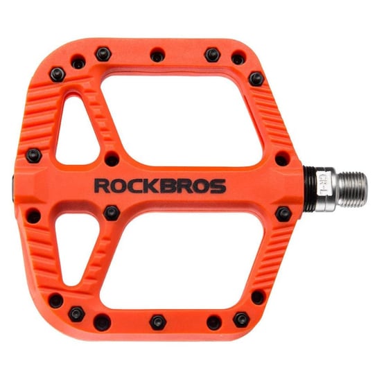 Duże Pedały Nylonowe Platformy Rockbros Pomarańczowe Rockbros