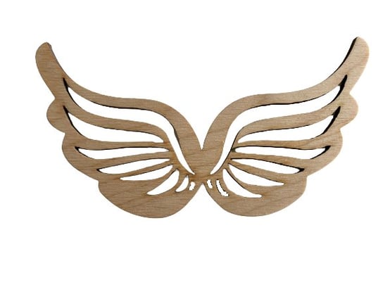 Duże skrzydła anielskie skrzydełka ażurowe scrapki - zestaw 10 szt. Warsztat-Deko