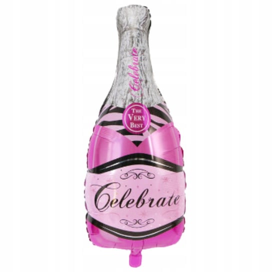 Duży Balon Foliowy Szampan Różowy Alkohol Urodziny Dekoracja Inna marka