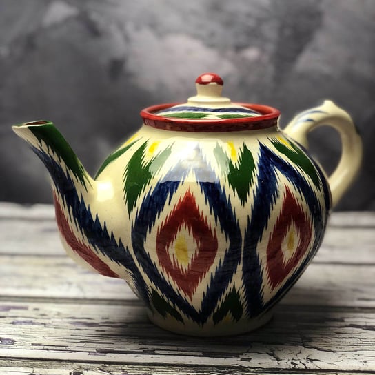 Duży czajnik ceramiczny ręcznie zdobiony „Na rozstaju dróg” pojemność 1600ml Inny producent