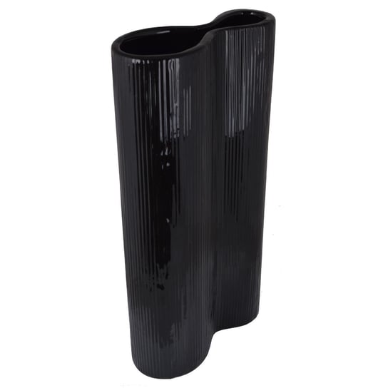 Duży, czarny wazon z ceramiki Beo 33 cm Duwen