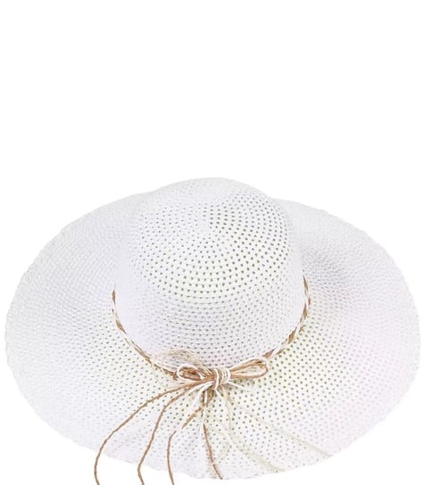 Duży damski kapelusz słomkowy z rafii ekologicznej Agrafka