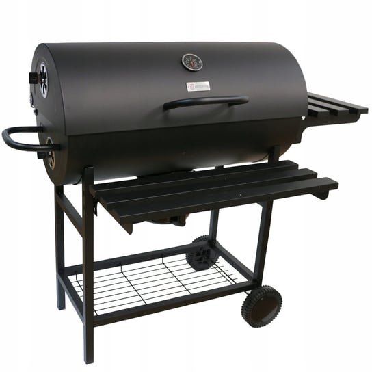 DUŻY GRILL OGRODOWY LANDGRAF + PÓŁKI + POPIELNIK Landgraf