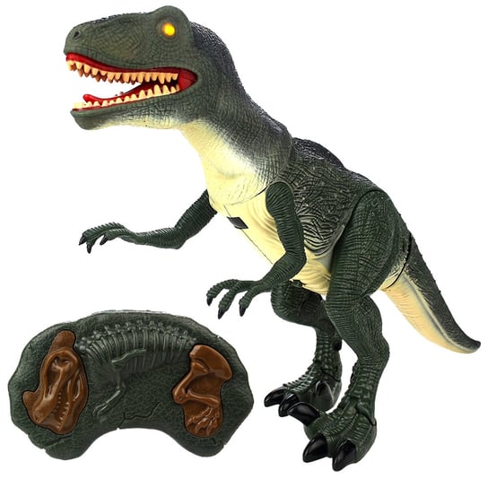Duży interaktywny dinozaur Velociraptor - chodzi, ryczy i świeci KinderSafe