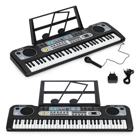 Duży Keyboard Pianino Z Mikrofonem Dla Dzieci + Zasilacz Inna marka