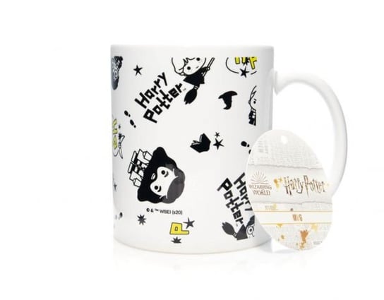 Duży Kubek z nadrukiem Harry Potter Bohaterowie kubki na herbatę 330 ml ERT Group