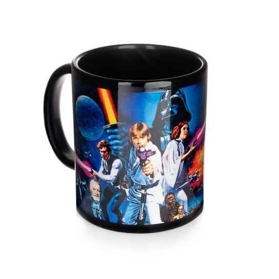 Duży kubek z nadrukiem Star Wars Gwiezdne Wojny czarne kubki do kawy na prezent 330 ml Star Wars gwiezdne wojny