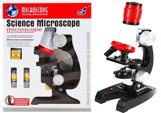 Duży Mikroskop Dla Małego Naukowca Na Baterie Inne