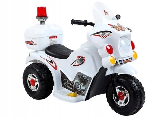 Duży Motor Motocykl Pojazd Na Akumulator Dla Dziecka Prezent + Światła Led Lean Toys