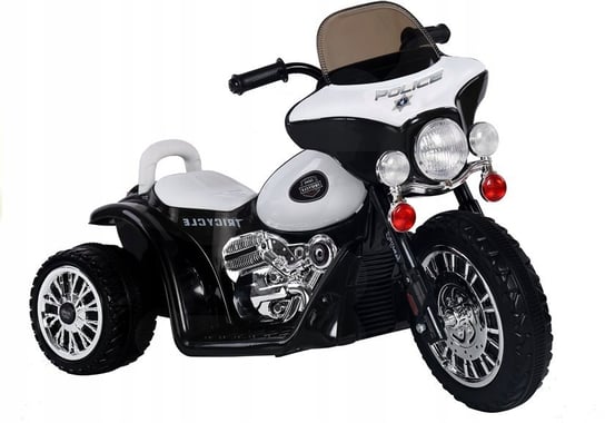 Duży Motorek Motocykl Pojazd Na Akumulator Dla Dzieci Prezent + Światła Led Lean Toys