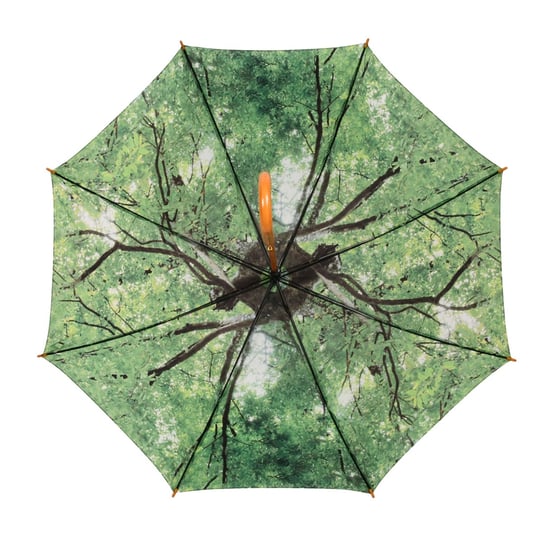 Duży parasol przeciwdeszczowy  z motywem drzewa Inna marka