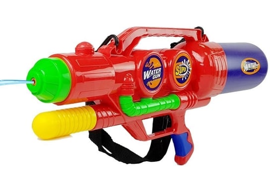 Duży Pistolet Na Wode Czerwony 67Cm Lean Toys