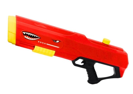 Duży Pistolet Na Wodę Rekin Pompka Czerwony 57cm Lean Toys