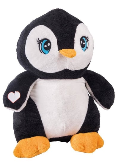 Duży pluszowy pingwin SKIPPER, biały, czarny Inna marka