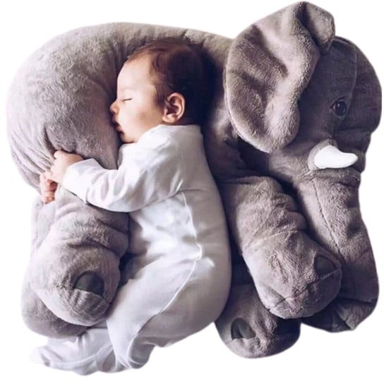Duży pluszowy słoń Przytulanka poduszka na szczęście Sferazabawek