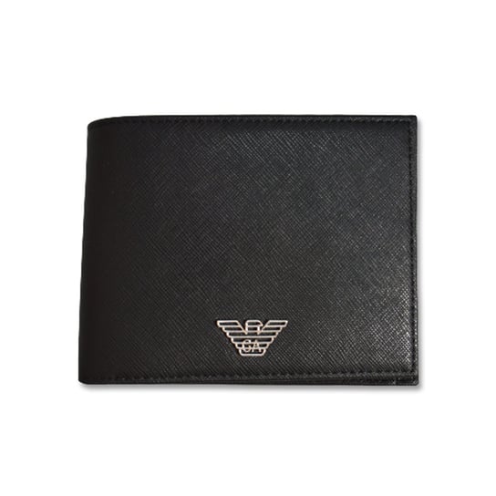 Duży portfel męski Emporio Armani skórzany czarny - Y4R165-Y138E-81072 Inna marka