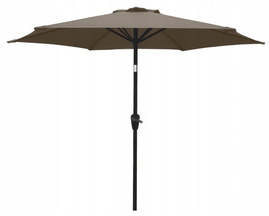 Duży Składany Regulowany Parasol Ogrodowy 300Cm Orlando Beżowy Kontrast