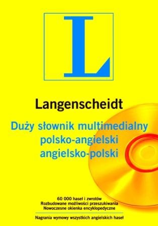 Duży Słownik Multimedialny Polsko-Angielski, Angielsko-Polski Langenscheidt