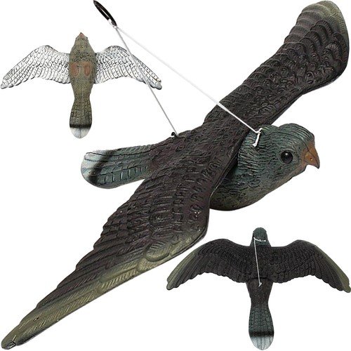 Duży Sokół Odstraszacz Ptaków Gołębi Szpaków Figurka Ogrodowa w Locie XXL Artemis