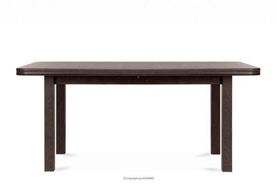 Duży stół do salonu rozkładany 160 cm orzech COSPE Konsimo Konsimo