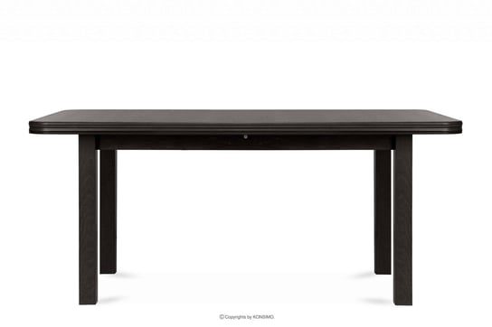 Duży stół do salonu rozkładany 160 cm wenge COSPE Konsimo Konsimo