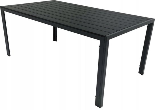 Duży stół ogrodowy aluminiowy polywood ALLEN 150x90 GRAFIT Kontrast