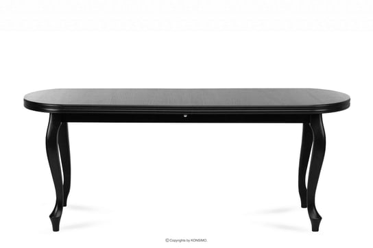 Duży stół rozkładany 200 cm vintage czarny ALTIS Konsimo Konsimo