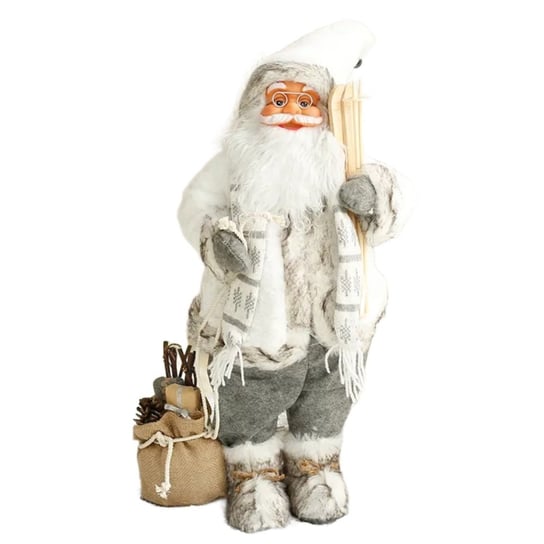 Duży Święty Mikołaj Świąteczna Ozdoba Figurka 45 cm Święta Dekoracja BIAŁY Inna marka