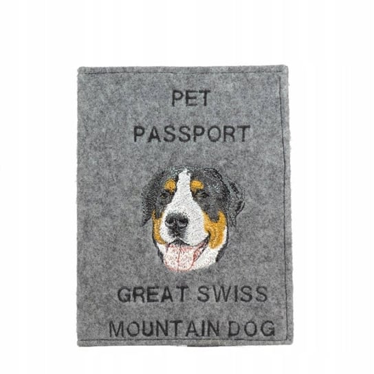 Duży szwajcarski pies pasterski Pokrowiec paszport Inna marka