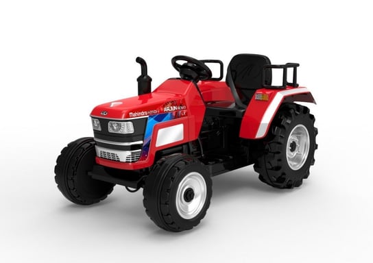 Duży Traktor na akumulator Mahindra Czerwony RAMIZ
