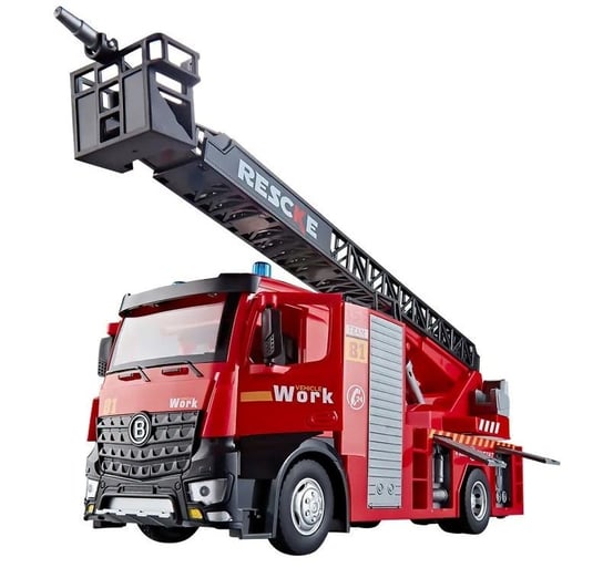 Duży Wóz Strażacki Na Wodę Straż Pożarna Auto Samochód Dźwięk Światło Inna marka