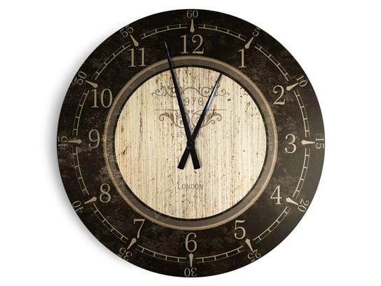 Duży zegar ścienny Dark 80 cm Inna marka