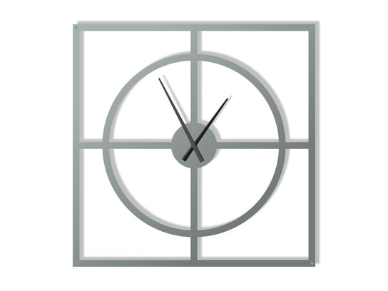 Duży zegar ścienny Simple 100 cm srebrny Inna marka