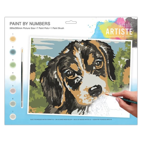 Duży Zestaw Do Malowania Po Numerach - Artiste - Pies West Design Products
