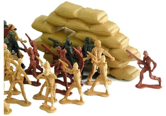 Duży Zestaw Militarny Wojskowy Lean Toys