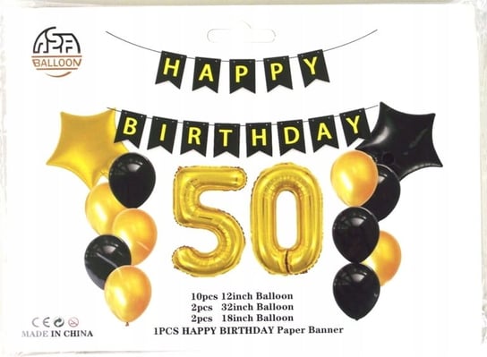 Duży zestaw na pięćdziesiąte 50 Urodziny Inna marka