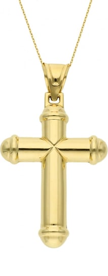 Duży złoty krzyż 585 14k Rosanto