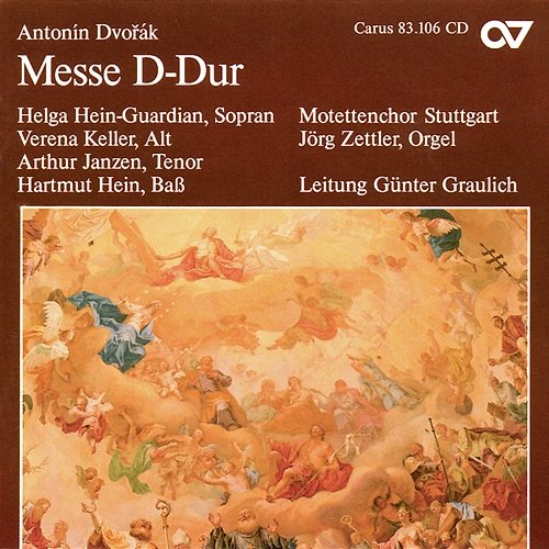Dvorák: Mass in D Major, Op. 86 Helga Hein-Guardian, Verena Keller, Arthur Janzen, Hartmut Hein, Jörg Zettler, Motettenchor Stuttgart, Günter Graulich