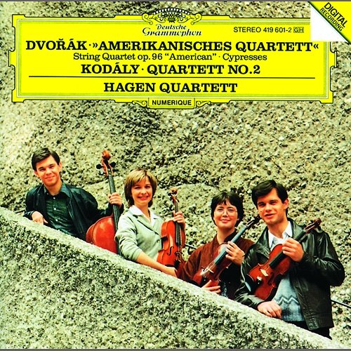 Dvorák: String Quartet No.12 "American"; Cypresses / Kodály: String Quartet No.2 Hagen Quartett