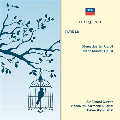 Dvorak:String Quartet, Op. 51; Piano Quintet, Op. 81 Clifford Curzon, Vienna Philharmonic Quartet, Boskovsky Quartet