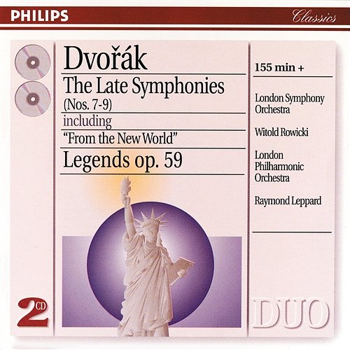 Dvorák: The Late Symphonies; Legends London Symphony Orchestra, Witold Rowicki, London Philharmonic Orchestra, Raymond Leppard