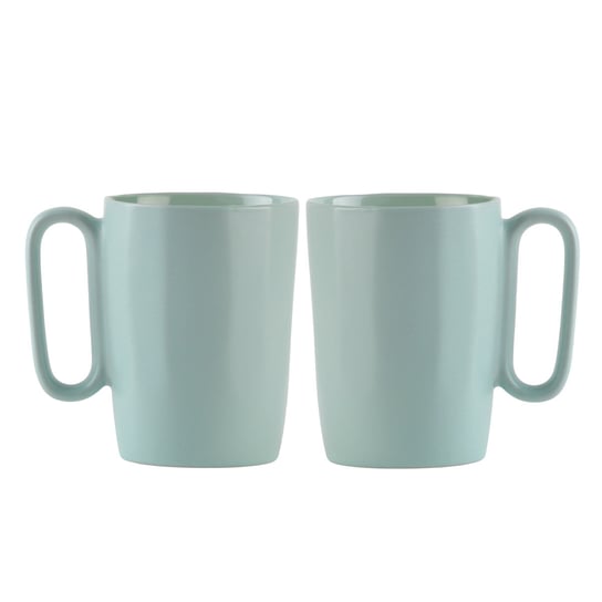 Dwa kubki ceramiczne z uszkiem 250 ml Fuori miętowe 30053 Vialli Design