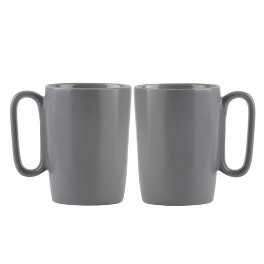 Dwa kubki ceramiczne z uszkiem 250 ml Fuori szare 30015 Vialli Design