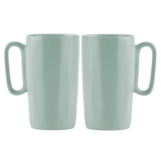 Dwa kubki ceramiczne z uszkiem 330 ml Fuori miętowe 30114 Vialli Design
