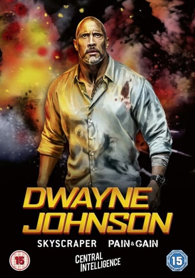 Dwayne Johnson 3 Movie Collection: Skyscraper / Pain & Gain / Central Intelligence Various Directors