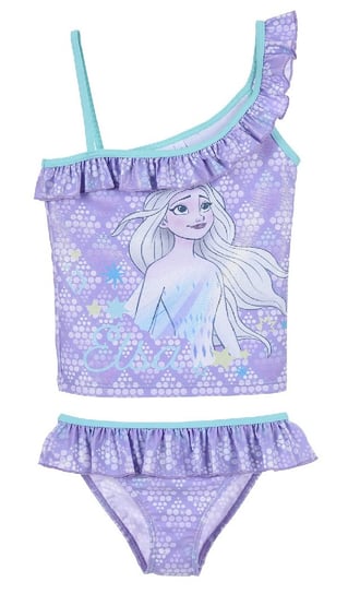 Dwuczęściowy strój kąpielowy Disney Kraina Lodu fioletowy Frozen - Kraina Lodu