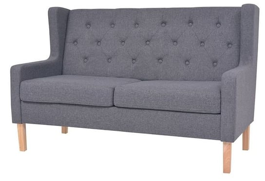 Dwuosobowa sofa ELIOR Isobel 2G, szara, 68x90x140 cm Elior