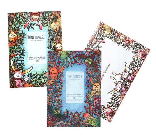 Dwupak w kopercie kolorowanki, "Leśne opowieści tom 1 i 2", Petite dominance Petite dominance