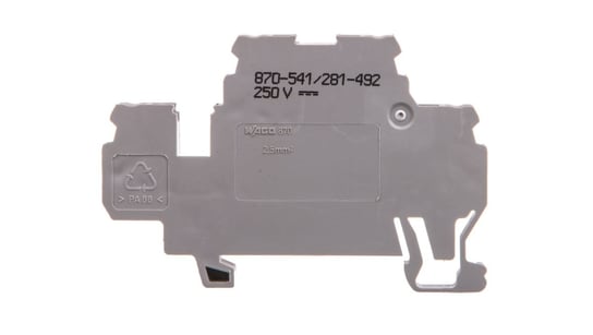 Dwupiętrowa złączka diodowa 2,5mm2 szara 870-541/281-492 Wago